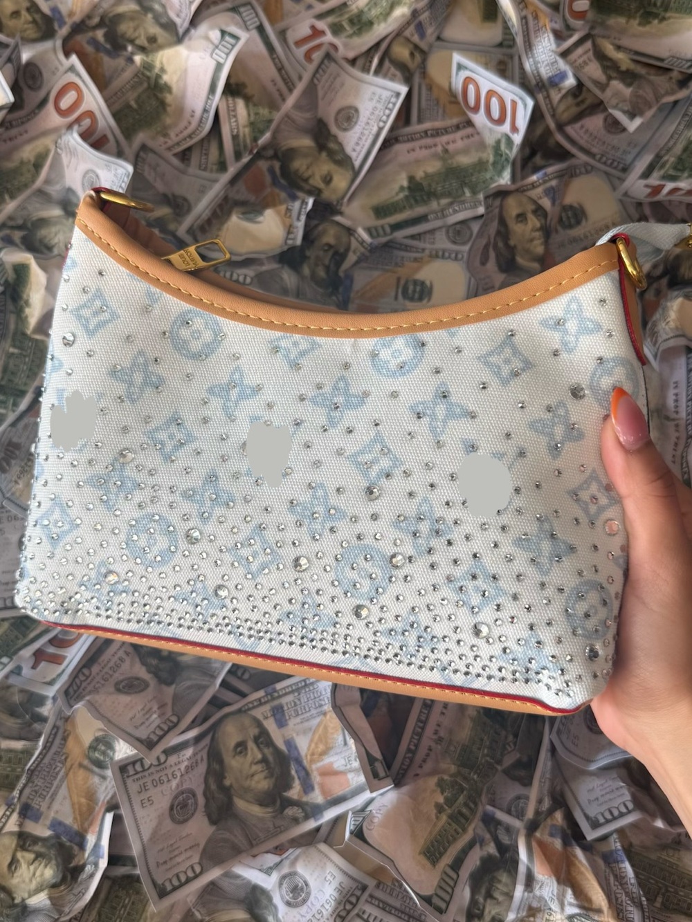 New women’s blue fashion shoulder bag